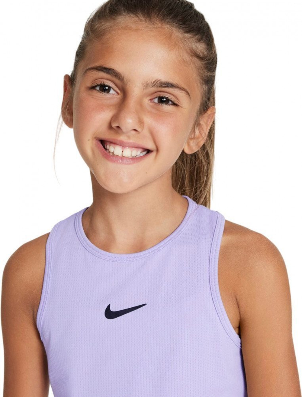 Одежда для тенниса Девочки, Майка NIKE COURT DRI FIT VICTORY .