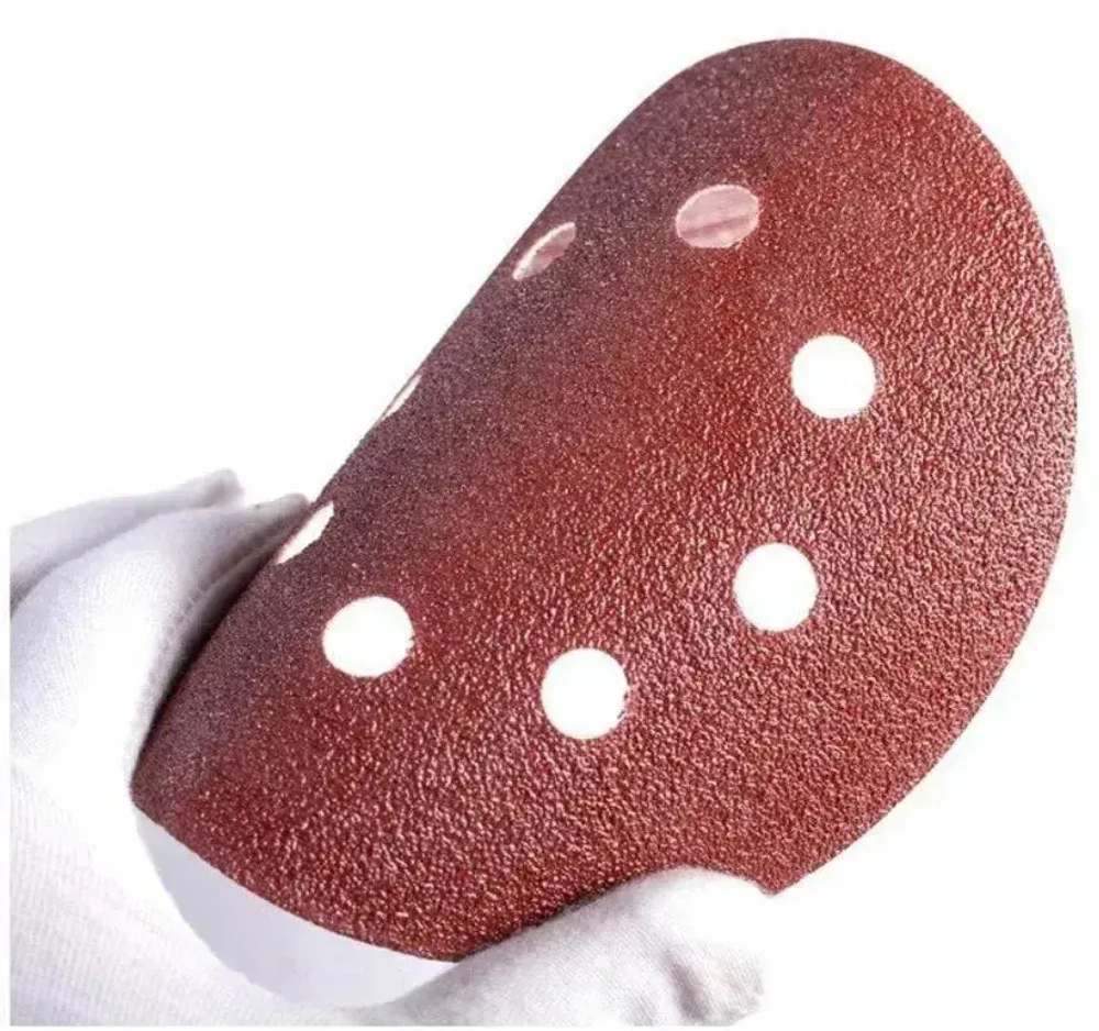 Шлифовальный круг 125мм на липучке Р60/ 10шт/ 8 отверстий