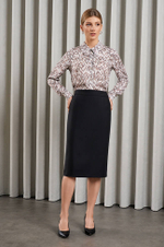 4812 Юбка женская (черный)