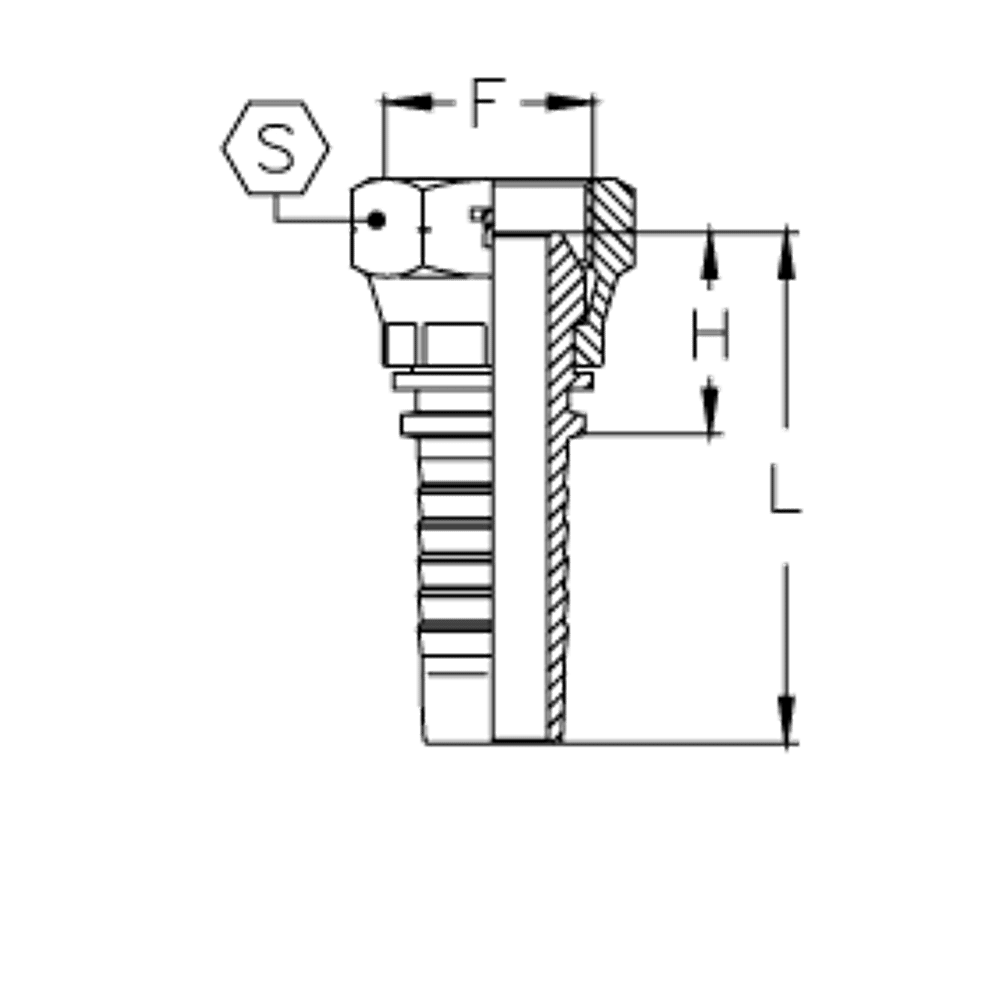 Фитинг DN 25 DKM (Г) 38x1.5