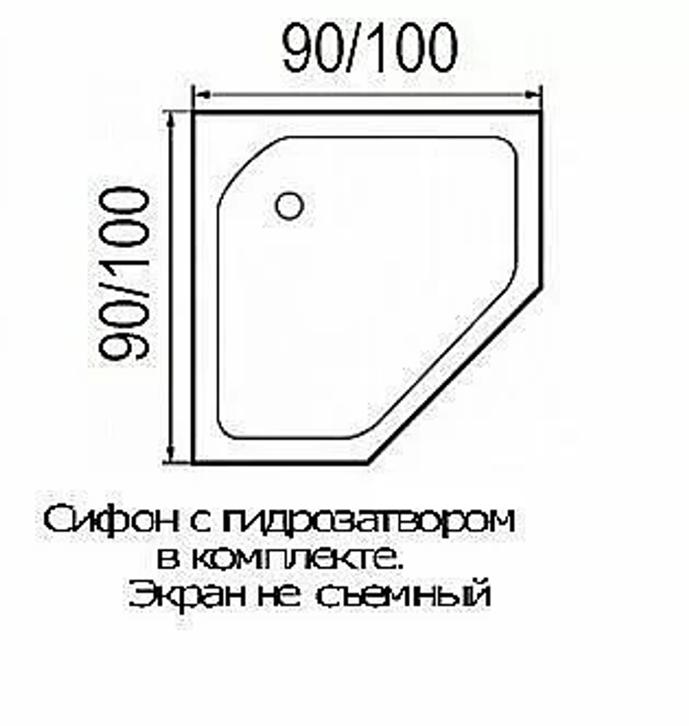 Душевая кабина RIVER PENTA 100