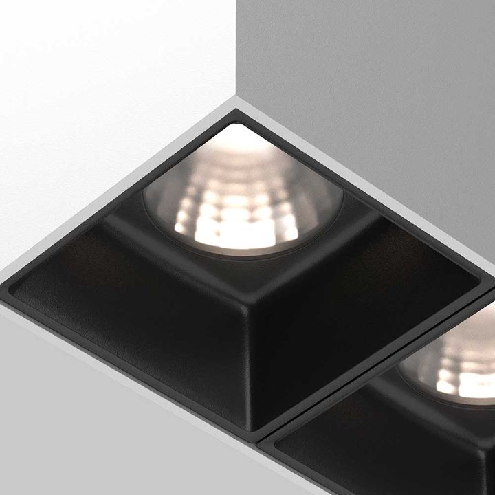 Потолочный светодиодный светильник Maytoni Technical Alfa Led C065CL-02-L12W4K-W