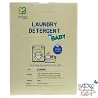 Высококонцентрированный экологичный стиральный порошок Ecogram Laundry Detergent Baby для детского белья 1 кг на 30 стирок.