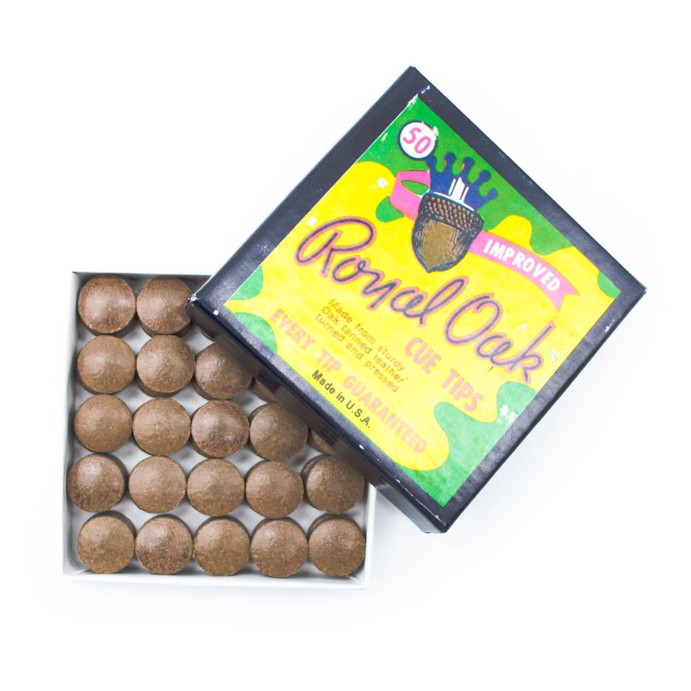 Коробка наклеек для кия "Royal Oak"13 мм (50 шт)