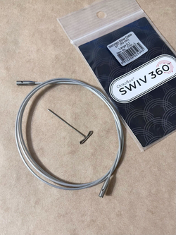 ChiaoGoo, Леска SWIV360, 125 см Large для съемных спиц размера L (готовая длина спиц 150см)