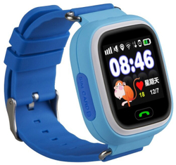 Детские умные часы Smart Baby Watch Q90 Wi-Fi, голубой