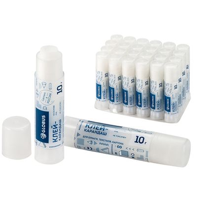 Клей-карандаш 10г. Глобус Школьный