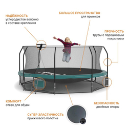 Батут proxima premium plus 8 футов, арт. cfr-8ft-3
