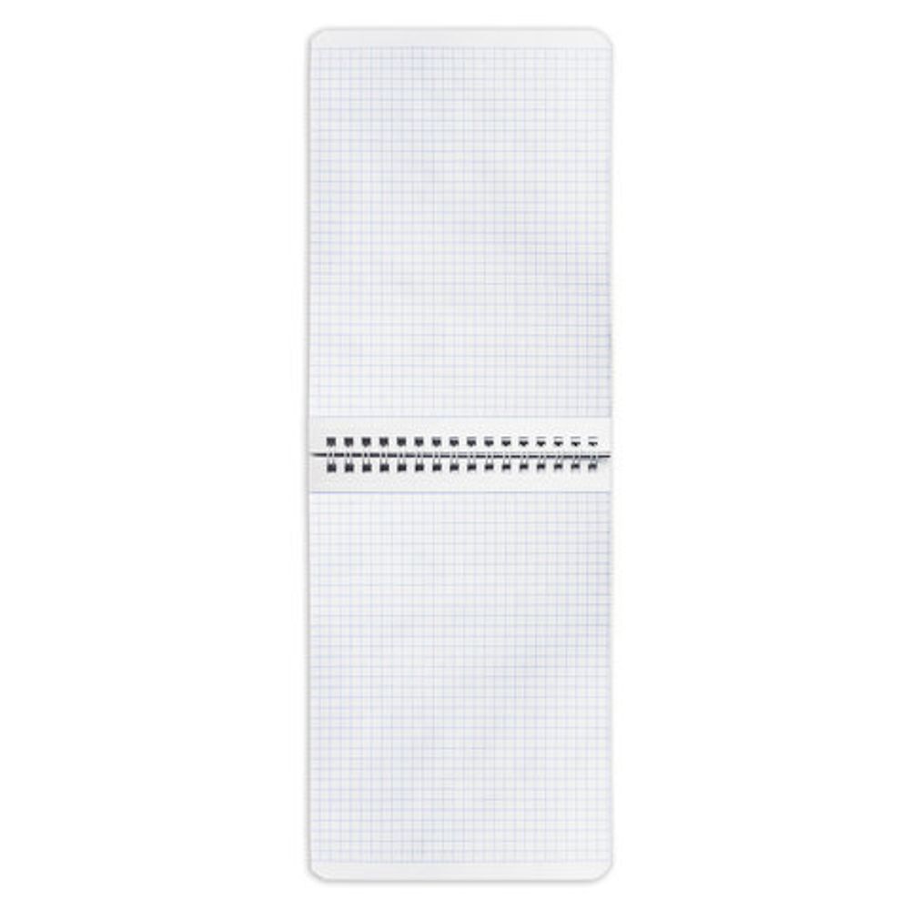 Блокнот А5 (146х205 мм) 60 л., гребень, перфорация на отрыв, лакированный, BRAUBERG, Синий, 111274