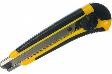 Нож БИБЕР строительный усиленный, обрезин.корпус 18мм.50117