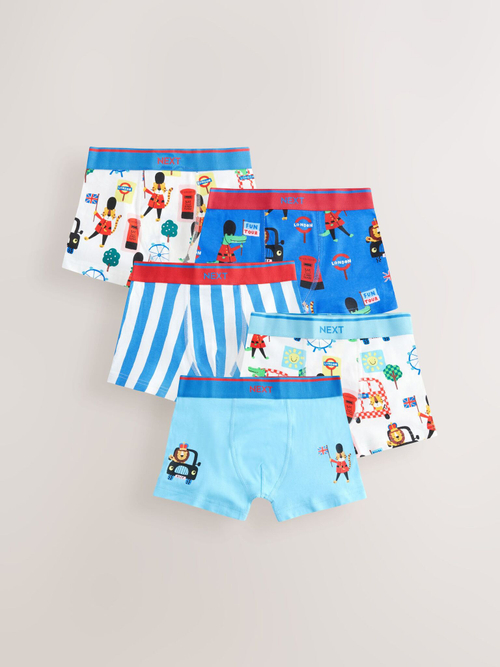 Трусы для мальчика Next E98-882, 4 шт., Синий, Голубой, Белый