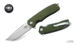 Нож складной Bestech knives BG01B LION Green G10