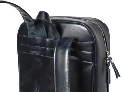 Рюкзак из натуральной кожи "Norvin Dark Blue"