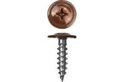 Саморезы ММ с буром 4,2х19 RAL 8017 коричневые (200 шт.)