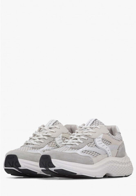 Кроссовки жен. Voile Blanche CLUB122 серебро сетка