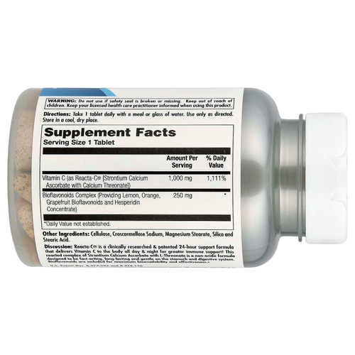 KAL, Reacta-C®, 1000 мг, 60 таблеток