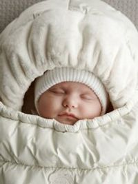 Кокон зимний для новорожденных "Айвори" 0+