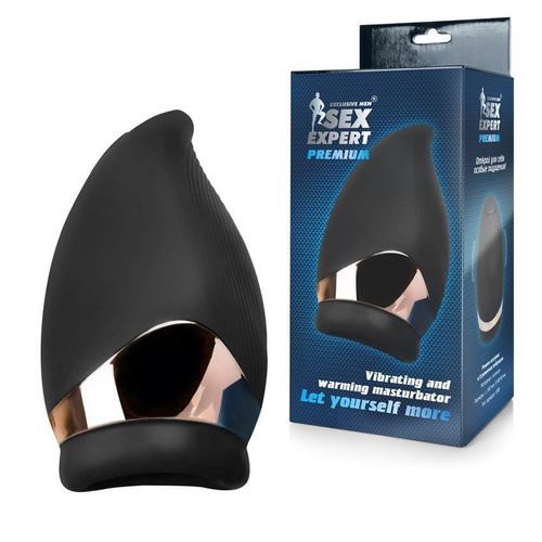 Вибромастурбатор Sex Expert с подогревом, 9 режимов
