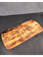 Доска разделочная деревянная из Кедра. "Змея"