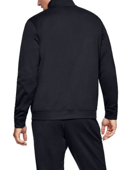 Куртка теннисная Under Armour Sportsyle Tricot Jacket - black/onyx white