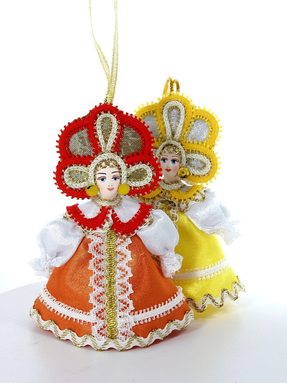 Кукла-подвеска сувенирная Потешного промысла в русском костюме.