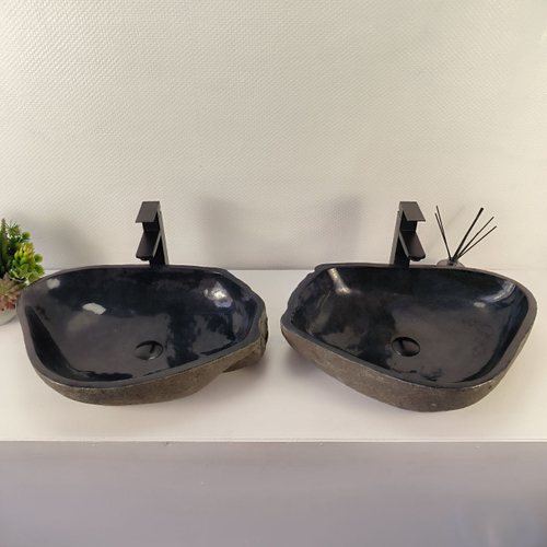 Раковина из речного камня ПАРА! RS-74898 60*44*13 0866