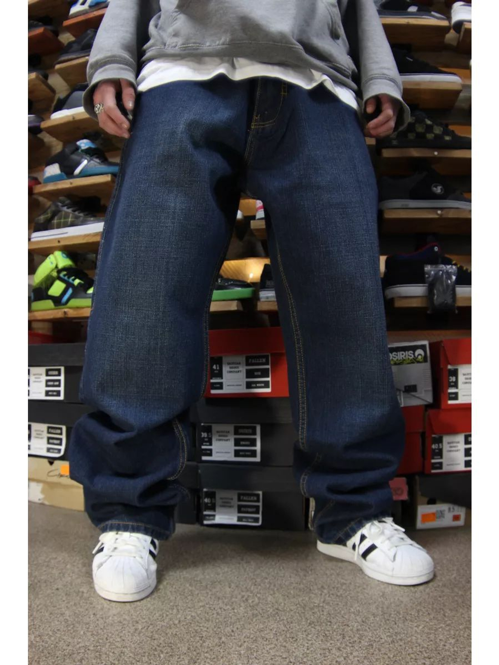 Джинсы прямые широкие трубы от Savitar Shoes Company