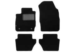 Коврики в салон для FORD Fiesta 3D 2008-2013, 2012-2019, хэтчбек, 4 шт. (текстиль) KLEVER02162301210KH