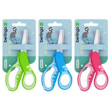 Ножницы детские 13,5 см, Berlingo 14029, в ассортименте