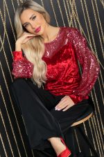 Блуза Жизель (красная) Б11859 LT Collection