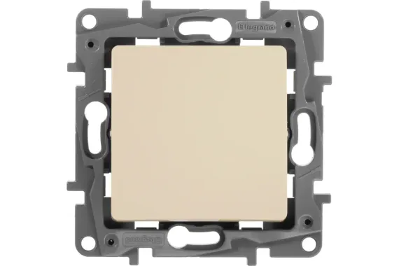 Выключатель Legrand Etika 1 клавиша проходной слоновая кость 25681