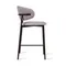 Полубарный стул Adele, серая рогожка