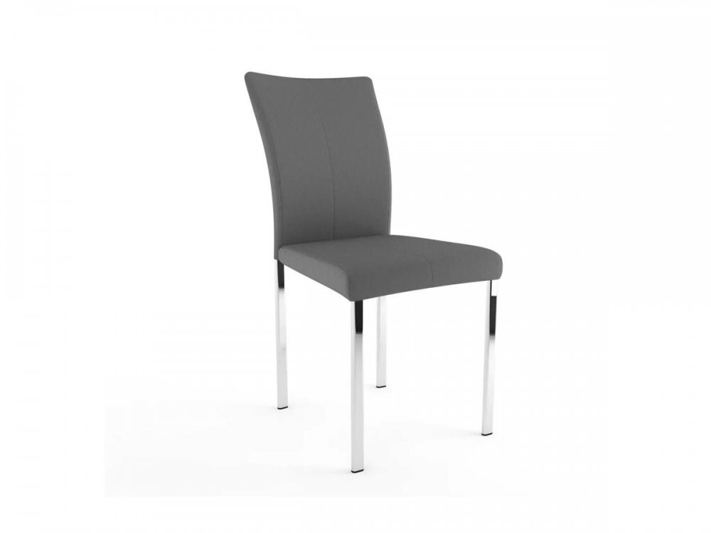Стул Герцог Серый Ultra Grey / Хром