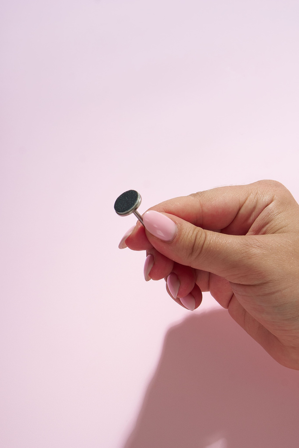 Сменные файлы - диски для педикюра, чёрные, на вспененной основе S 15 mm