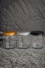 Прозрачные банки - 270 мл с крышками, 20 шт