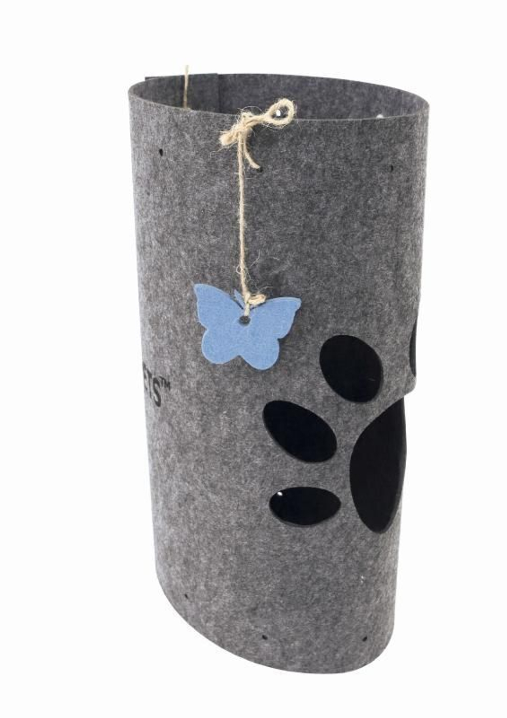 Тоннель д/кошек ECO, 25 x 25 x 45 см, серый