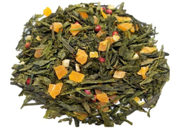 7792D Чай зеленый ароматизированный ПРЕМИУМ коллекция "Мандарин"