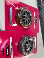 Колесо 120 мм прозрачное (блистер)_дисконт