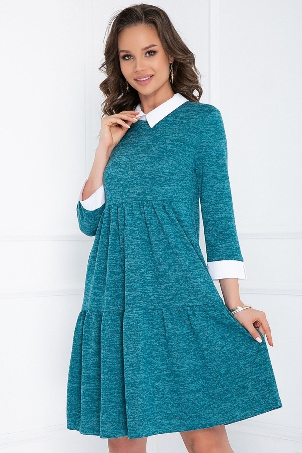 ПЛАТЬЕ ЛАТИКА (БИРЮЗА) Bellovera (Акция)