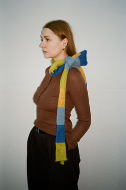 Шарф Jacob Cro Snake "Blue/Mustard"