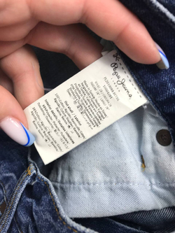 Джинсы Pepe Jeans прямого кроя, маркировка 29, визуально на 44/46 размер