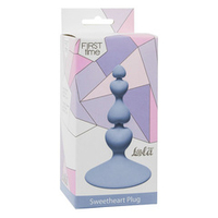 Голубая анальная пробка 10см Lola Games First Time Sweetheart Plug Blue 4106-02Lola