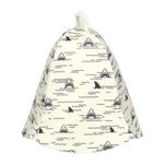 Шапка для бани и сауны «Акулы» «Банные штучки»