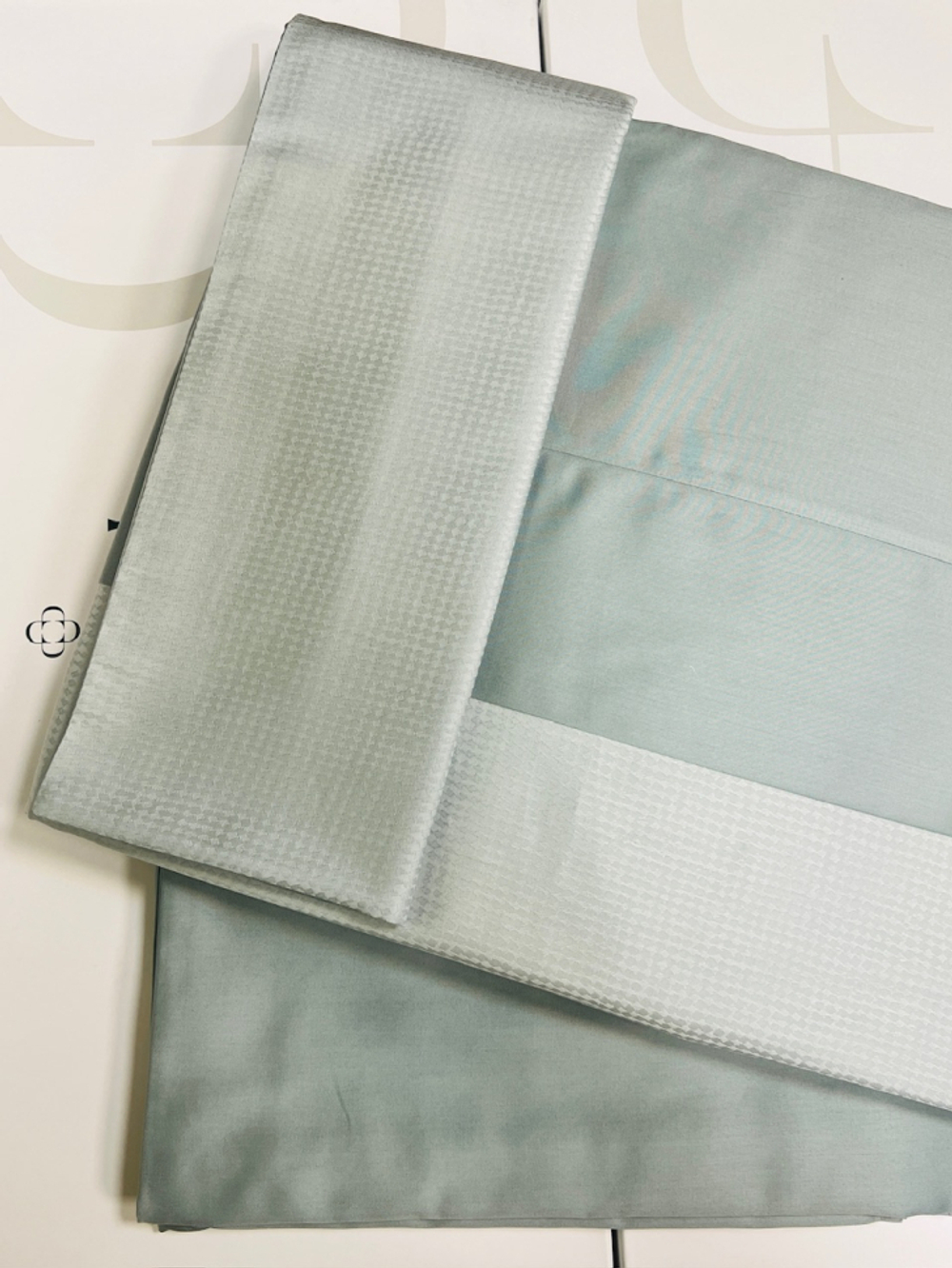 Постельное белье 2 спальное евро Dondi Brando Specchio голубое