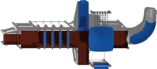 Детский городок Тортуга (комплектация 2, паттерн Fairytale)