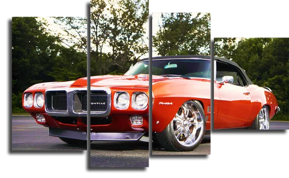 Модульная картина "Muscle Cars"