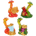Фигурка новогодняя «Змейка - Богатство» 4,5*4*7 см, микс