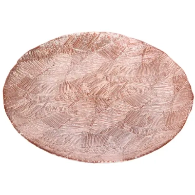 Тарелка 26см «Ривьера»розовое золото