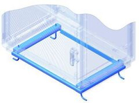 Рама для крепления напольных шкафов Conchiglia к полу Ш=910 мм, Г=460 мм