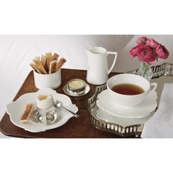 Wedgwood Jasper Conran Белое 12 см блюдце для чашки эспрессо